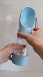 2-in-1 Travel Water Bottle & Food Container